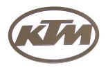 Schriftzug KTM groß
