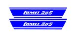 KTM Streifen für Seitendeckel 302x50mm Comet 50S