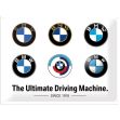 Blechschild "BMW - Logo Evolution"