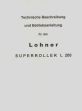 Betriebsanleitung Lohner L200