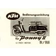 Betriebsanleitung KTM Ponny II DL, DLG