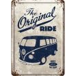 Blechpostkarte "VW Bulli - The Original Ride"