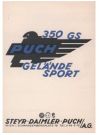 Prospekt - Puch 350 GS Gelände Sport