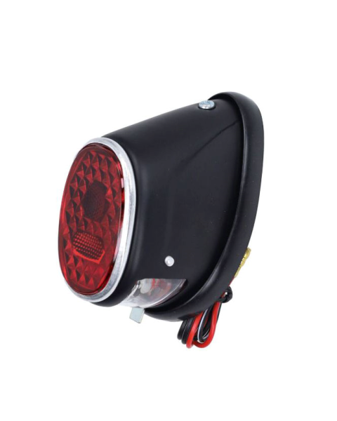 Rücklicht schwarz für Moped und Motorrad
