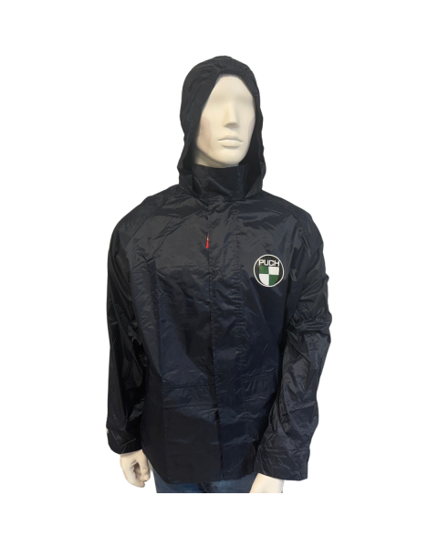 Regenjacke mit Puch Logo, dunkelblau, Gr. S