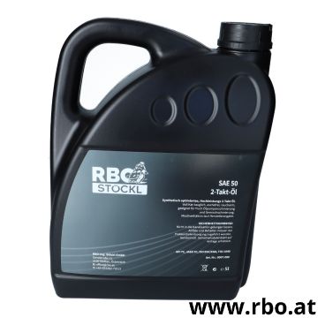 RBO Competition Blue 2T SAE 50, 5 Liter Kanne - RBO Stöckl