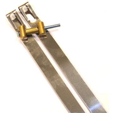 Batteriespannband universal Nirosta