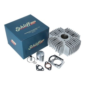 Zylinder 70ccm Parmakit Puch Supermaxi Artikel: 10101
Parmakit Supernmaxi 70ccm Zylinder (45mm) Aluminium.

Grösse Überströmer, Nicasilbeschichtet.
Inklusive Kolben (Kobo 12mm) und Dichtungen wie im Bilder.
Sehr schneller Zylinder, Toppqualität!
Zyl