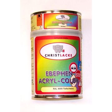 Ebephenlack tiefschwarz-glänzend 0,8 kg