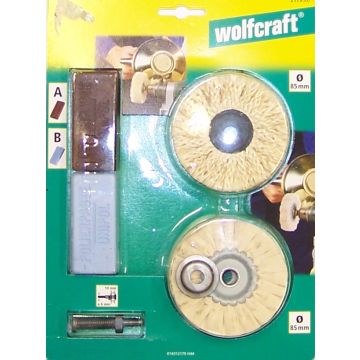 Polierset Wolfcraft 85mm