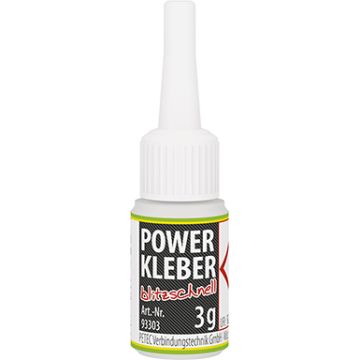 PETEC Powerkleber blitzschnell, 3 Gramm
