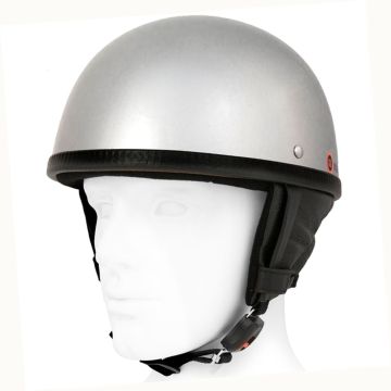 Halbschalenhelm silber Gr. S (55-56)