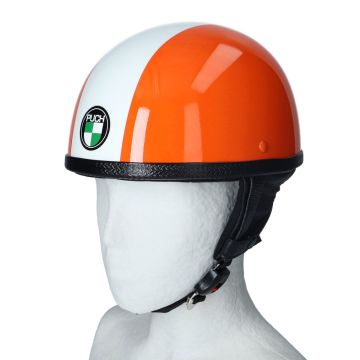 Halbschalenhelm DS50V Orange - weiß Gr.L (59-60)