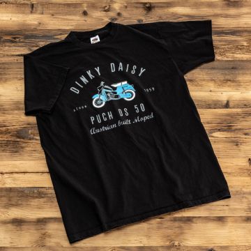 T-Shirt Puch DS50, schwarz, Gr.M