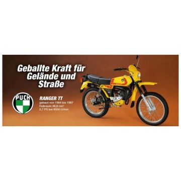 Puch; Magnet; Magnete; Kühlschrankmagnet; Panoramamagnet; Kühlschrank; Dekoration; Deko; Retro; Vintage; Nostalgie; Kult; Klassiker; Geschenk; Geschenke; Geschenkidee; Mitbringsel; Souvenir; Sammler; Sammeln; Österreich; Motorrad; Zweirad; Oldtimer