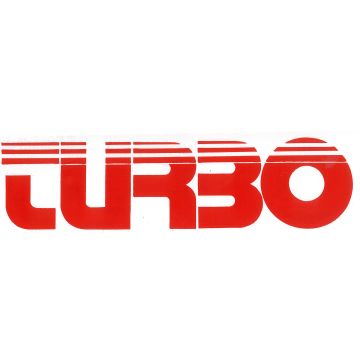 Abziehbild "TURBO" (1 Paar)