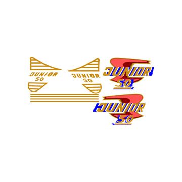 Komplettset Abziehbild Junior Moped