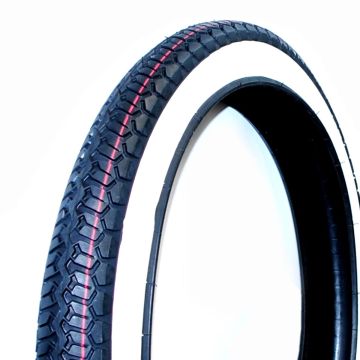 Reifen 2,25-16" 38J MITAS Weißwand