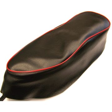 Sitzbanküberzug schwarz SV, SG (Keder rot)