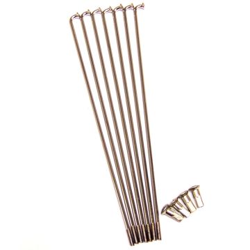 Speichenset M3x200 95° mit Nippel, chrom (18 Stk)