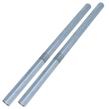 Holmrohr; Gabelrohr; Forktube; Puch Ranger; Betor Gabel; TT; TL; ÖBH; Nickel-Chrom; Nachfertigung; originalgetreu; Schliff Vintage; Vintage; Ersatzteil; Moped; Telegabel; Beschichtung; Paar; Nachbau
Satz Holmrohre Puch Ranger Betor Gabel; Holmrohr Satz P