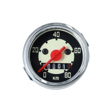 Tachometer Ø 48mm, 0-80 km/h, VDO Replica