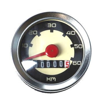 Tachometer 48mm 0-60km/h MS/VS/DS,... Replica