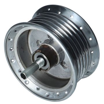 Radnabe hinten mit Lagerung DS, VS, VZ