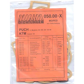 Dichtungssatz VS/DS/VZ 3gg. Fußschaltung