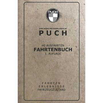 Puch Fahrtenbuch "40 Ausfahrten"