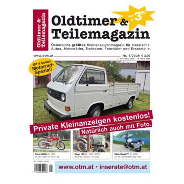 Oldtimer & Teilemagazin Nr.1/2026