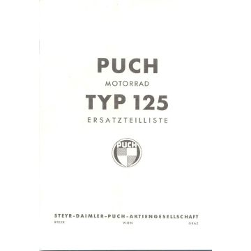 Ersatzteilliste Puch 125 T, TT, S, TS