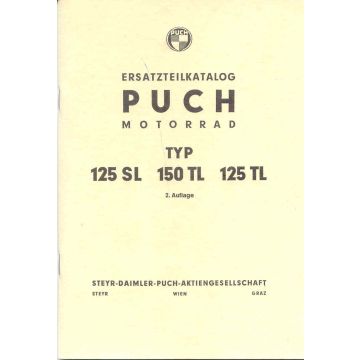 Ersatzteilliste Puch 125 SL, TL, 150 TL