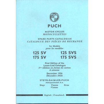 Liste de pièces de rechange Puch 125/175SV/S