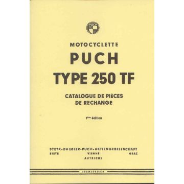 Liste de pièces de rechange Puch 250 TF