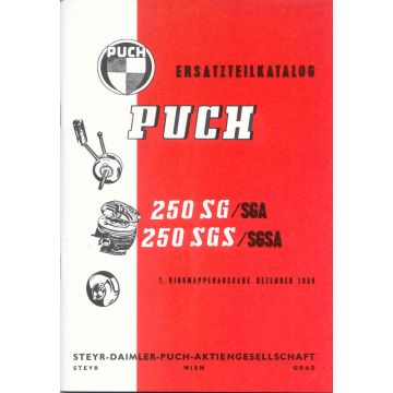 Ersatzteilliste Puch 250 SG/S, SGA/S