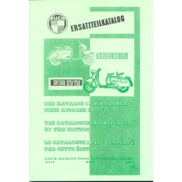 Ersatzteilliste Puch 125 R/RL/RLA, 125/150SR/A