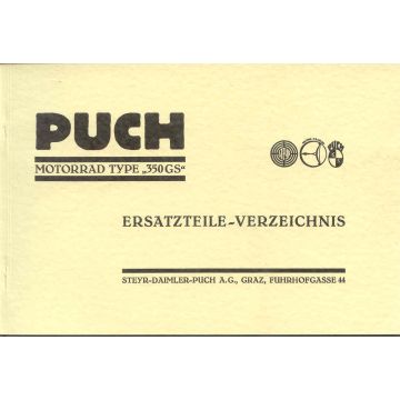 Ersatzteilliste Puch 350 GS