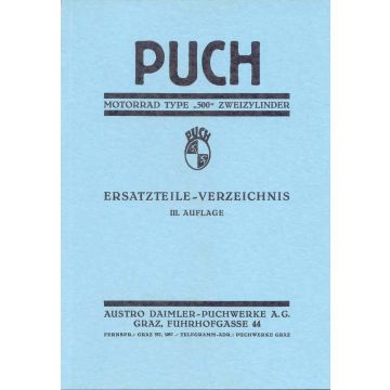 Ersatzteilliste Puch 500 'Zweizylinder'
