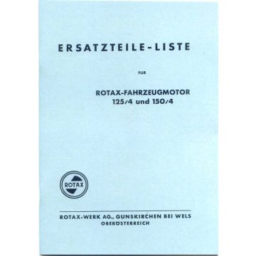 Ersatzteilliste ROTAX Motor 125 u. 150 4gg.