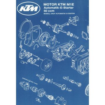 Poster A2, KTM, Motor M1E (Automatik mit E-Starter)