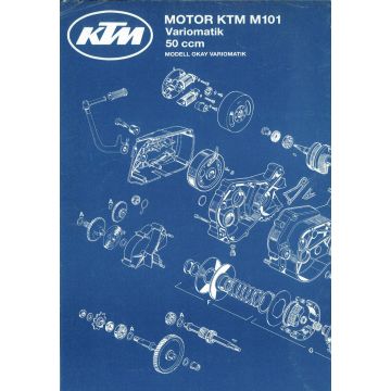 Poster A2, KTM, Motor M101 (Variomatik)