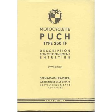 Instructions de service 250 TF