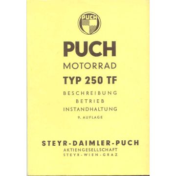 Betriebsanleitung Puch 250 TF