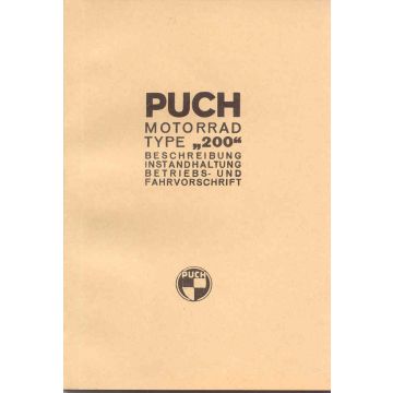 Betriebsanleitung Puch 200