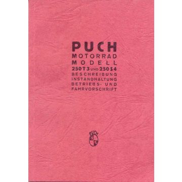 Betriebsanleitung Puch 250 T3 und S4