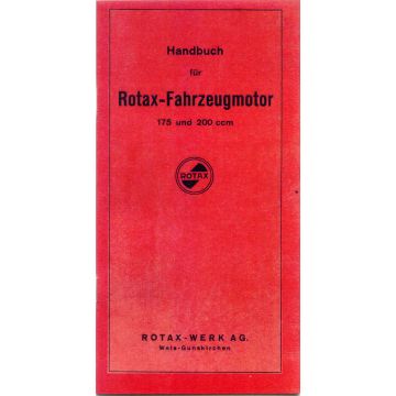 Handbuch ROTAX Motor 175 und 200