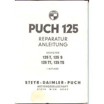 Reparaturanleitung Puch 125 T, TT
