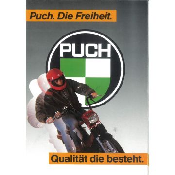 Originalprospekt Puch Mofa, Moped, Mokick, Roller
Puch Lido CD 125
Puch Cobra 80-6 GT
Puch Lido SE 80
Puch Lido SL 80
Puch Monza 4 SL
Puch X50-3
Puch X50-2
Puch X50 Standard
Puch X30-2 Turbo
Puch Maxi S-2
Puch Maxi Plus
Puch Maxi Sport
Puch M
