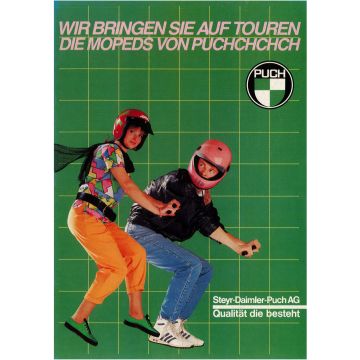 Prospekt Puch Modelle 1986